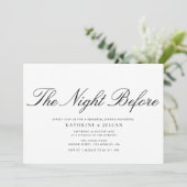 invitation à dîner simple de répétition (Debout devant)