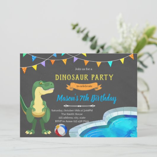 Invitation à Dinosaur Pool (Debout devant)