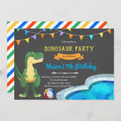 Invitation à Dinosaur Pool (Devant / Derrière)