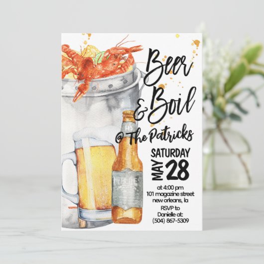 Invitation à ébullition de l'écrevisse (Debout devant)