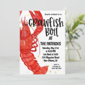 Invitation à ébullition de l'écrevisse (Debout devant)