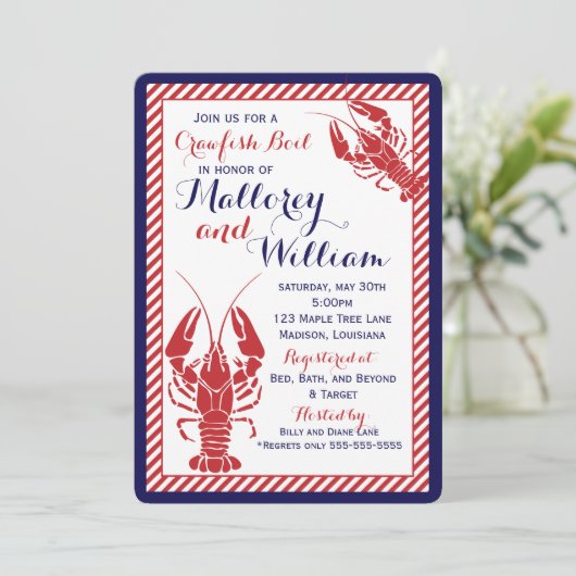 Invitation à ébullition de l'écrevisse (Debout devant)