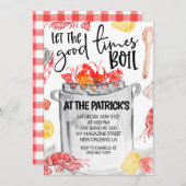 Invitation à ébullition de l'écrevisse (Devant / Derrière)