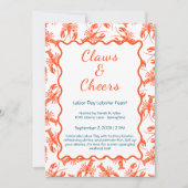 Invitation à ébullition du homard de la fête du tr (Devant)