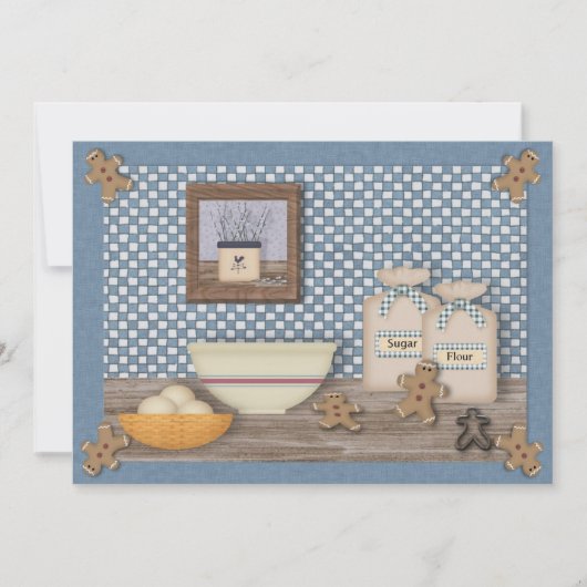 Invitation à échanger contre des biscuits en pain (Devant)