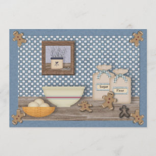 Invitation à échanger contre des biscuits en pain 