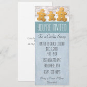 Invitation à échanger contre des biscuits pour hom (Devant / Derrière)