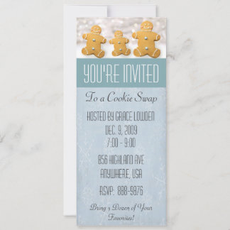 Invitation à échanger contre des biscuits pour hom