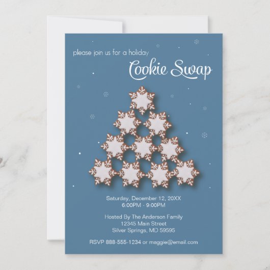 Invitation à échanger des cookies (Devant)