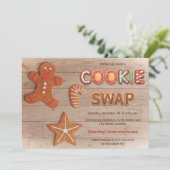 Invitation à échanger des cookies de vacances (Debout devant)