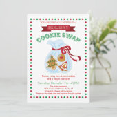Invitation à échanger des cookies de vacances (Debout devant)
