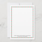 Invitation à échanger des cookies de vacances (Dos)