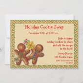 Invitation à échanger des cookies pendant les fête (Devant)