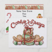 Invitation à échanger des cookies - SRF (Devant / Derrière)