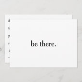 Invitation à écrire (Devant / Derrière)