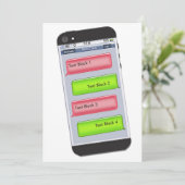 Invitation à envoyer un message de Noël personnali (Debout devant)