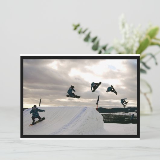 Invitation à faire du snowboard Tricks (Debout devant)