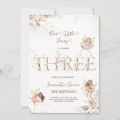 Invitation à fées Enchanter 3e anniversaire (Devant)