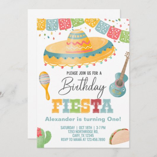 Invitation à fêter un garçon, fêtresse un garçon à (Devant / Derrière)