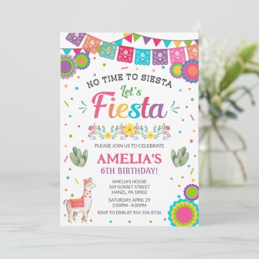 Invitation à fêtes (Debout devant)