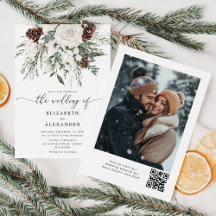 À feuillage persistant mariage d'hiver