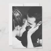 Invitation À feuillage persistant Pine Tree Mountains Mariage (Dos)