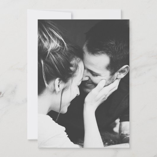 Invitation À feuillage persistant Pine Tree Mountains Mariage (Dos)