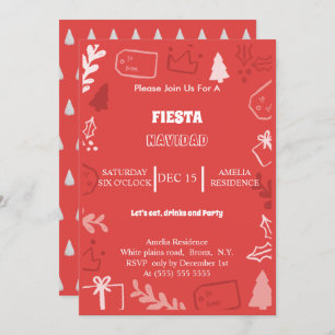 Invitation à Fiesta Navidad