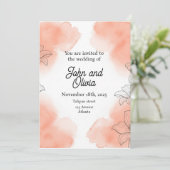 Invitation à fleurs (Debout devant)