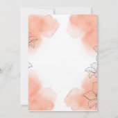 Invitation à fleurs (Dos)