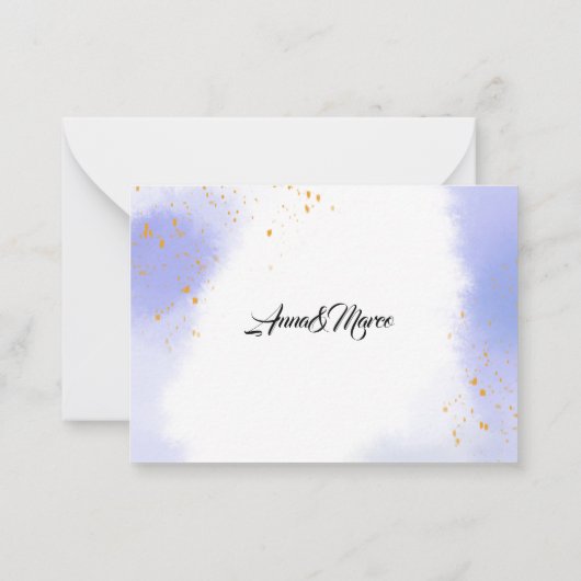 Invitation à fleurs mariages (Dos)