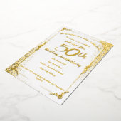 Invitation à foil 50e anniversaire (Rotation)