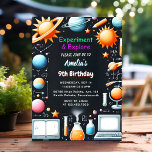 Invitation À Fun Lab Kids Geek Nerd Mad Science 9e anniversai<br><div class="desc">Étincelle la curiosité avec notre "Fun Lab Kids Geek Nerd Mad Science 9th Birthday Invitation"! Parfait pour les jeunes scientifiques, ce design dynamique et fantaisiste promet une fête passionnante remplie d'expériences et de découvertes amusantes. Les éléments engageants et les graphismes colorés captiveront vos invités, assurant une célébration mémorable et éducative....</div>