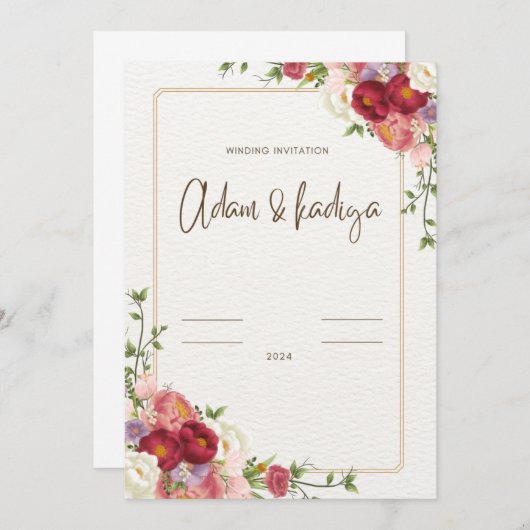 Invitation à gagner (Devant / Derrière)