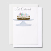 Invitation à gâteau d'anniversaire (Compenser)