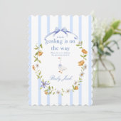 Invitation a gosling is on the way  (Debout devant)