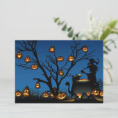 Invitation à Halloween (Debout devant)