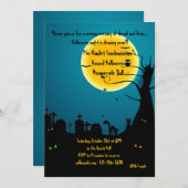 Invitation à Halloween (Devant / Derrière)