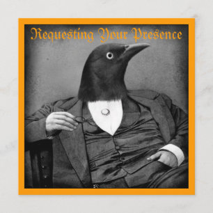 Invitation à Halloween gothique