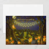 Invitation à Halloween/invitation à la fête/mariag (Devant / Derrière)