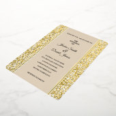 Invitation à huile de Mariage floral (Rotation)