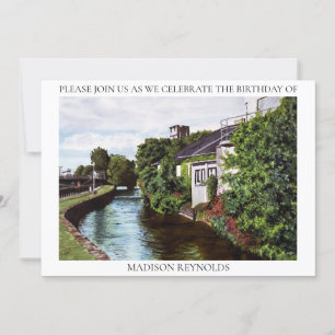 Invitation à illustrations de Green Island