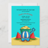 Invitation à jouer à la plage (Devant)