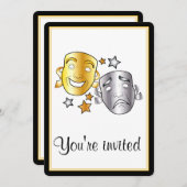 Invitation à jouer à l'école avec des masques de t (Devant / Derrière)