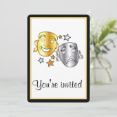 Invitation à jouer à l'école avec des masques de t (Debout devant)