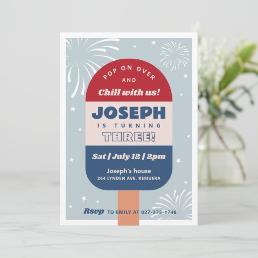 Invitation à l'4 juillet (Debout devant)