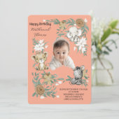 Invitation à l’anniversaire de notre petit soleil (Debout devant)