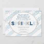 invitation à l' éperdition de bébé bleu marine arg (Devant)