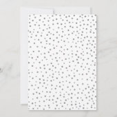 Invitation À la 10e anniversaire - Blanc argent (Dos)