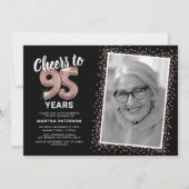 Invitation À la 95e année d'anniversaire de Cheers Photo (Devant)